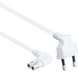 Allteq C7-2500-W electriciteitssnoer Wit 15 m BS 1363 C7 stekker