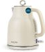 Salter Rétro Crème Bouilloire - 1,7 L - Base 360° - Ébullition Rapide
