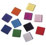 Rayher hobby materialen Rayher Hobby Transparante Mozaiek Steentjes Mix Kleuren - 205 stuks - 1 x 1 cm