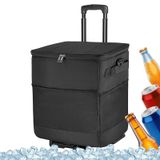 Icecat Glacière portable avec roues et poignées
