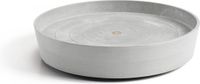 Ecopots Saucer Wheels - White Grey - Ø41,6 x H9 cm