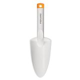 Fiskars 1027032 Truelle de jardin en acier blanc