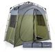 Tente de douche tente de toilette tente de rangement - Pop-up - 240 x 120 x 210 cm - Imperméable - 2 cabines