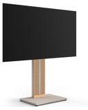Merkloos Zen-serie TV standaard - Beukenhout - Draaibaar - Hoogteverstelbaar - 32 tot 65 inch