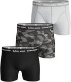 Björn Borg Heren Onderbroeken 3-Pack Boxers Grijs Maat M