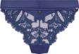 Hunkemöller Dames Lingerie Hoog uitgesneden string Grace - Blauw - maat XS