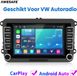 Awesafe Autoradio - Geschikt voor Volkswagen Golf 5 & 6 Polo Caddy Bora Jetta Passat - Draadloze Carplay & Android Auto - Windows CE System - 7 Pouces IPS HD Tactile - Bluetooth & Wifi