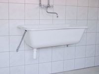 Merkloos / Sans marque Armosa BV Spoelbak 65 liter Wit Kunststof Boerderijdier Stal gereedschap