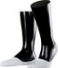 Esprit Basic Uni 2-Pack onzichtbaar effen katoen multipack footies heren wit - maat 43-46