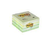 Post-it Zelfklevende notitieblok, pastelgroen, 1 blok met 450 vellen, 76 mm x 76 mm