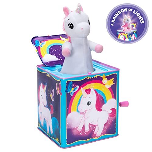 Schylling POP & GLOW UNICORN JACK IN DE BOX