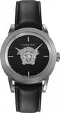 Versace VERD01220 Herenhorloge - Roestvrij Staal - Zwart/Grijs