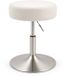 Relaxdays make-upkruk - wit - zilver - 42-57xØ38,5 cm - verstelbaar