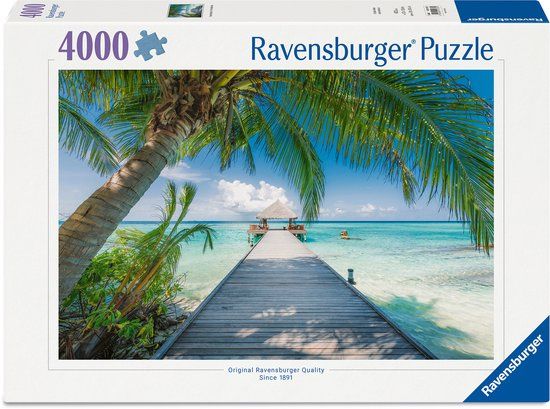Ravensburger Droomstrand op de Malediven Legpuzzel 4000 Stukjes