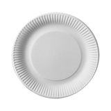 Papstar Conpax 50 wegwerpborden 23cm Wit Karton Rond
