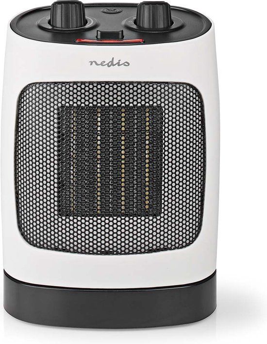 Nedis HTFA19WT - Keramische PTC-Ventilatorkachel - 2000W - Wit