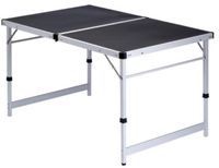 Isabella Opvouwbare Campingtafel 120 x 80 cm Zwart