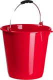 Plasticforte Emmer - met schenktuit - 12L - fuchsia roze - schoonmaakemmer