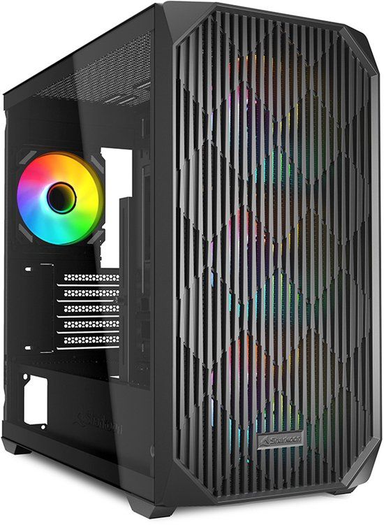 Sharkoon MK3 RGB Micro Tower Zwart
