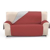 ECOMMERC3 Bankhoes voor 3-zitsbank, XL, zeer verstelbaar, XL, omkeerbaar, kleur texel/koraal, extra zacht, 100% Made in Spain