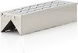 BBQ-Toro roestvrijstalen rookbox "Triangle" | 31 x 8,5 x 6,5 cm | aromabox voor gasgrill, houtskoolgrill, elektrische grill