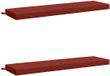 vidaXL - 2-delige Bankkussens SOEST - 100% Polyester - Rood