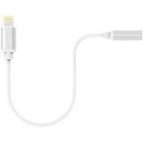 Xlayer PREMIUM Adapter Lightning naar 3,5 mm AUX MFI Wit