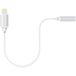 Xlayer PREMIUM Adapter Lightning naar 3,5 mm AUX MFI Wit