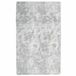 vidaXL Hoogpolig vloerkleed NAVARRA 80x150 cm polyester zilvergrijs
