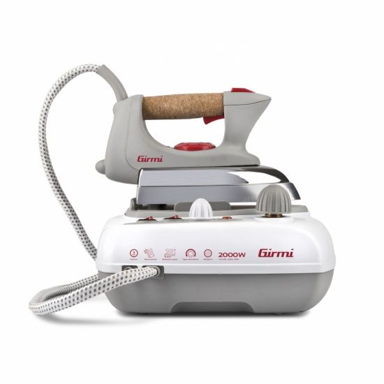 Girmi ST03 Stoomgenerator - 2000W - 0.7L - Aluminium zoolplaat - Grijs/Wit
