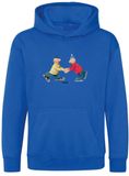 Hingly Hooded sweater Buurman & Buurman Kobalt Schaatsen 140