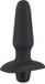 Sweet Smile Siliconen Buttplug met Oplaadbare Vibro Bullet - 14 cm - Zwart