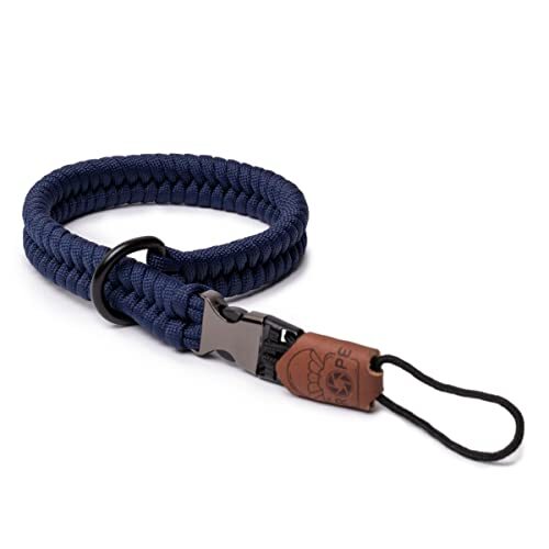 C-Rope Camera polsband The Claw, handgevlochten, snelsluiting, Paracord, marineblauw