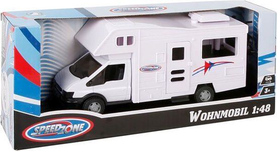 Speedzone Camper 1:48 - Wit - 31281601