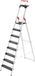 Hailo Topline L100 - Aluminium Veiligheidsladder - 3 Treden - Ruimtebesparend