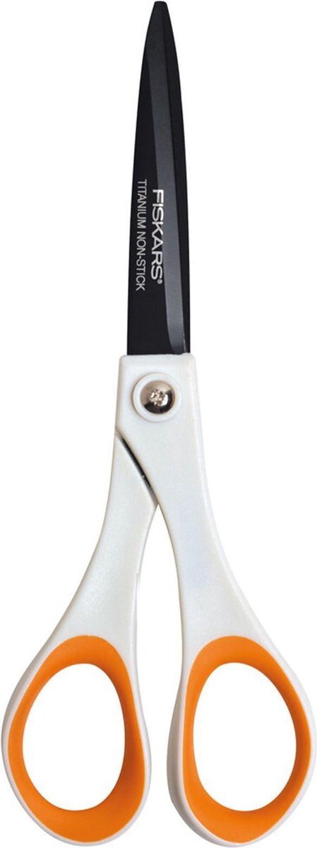 Fiskars Titanium anti-kleef schaar 18 cm