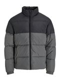 JACK&JONES JJMAZE PUFFER COLLAR Heren Buitenjas Grijs Maat S