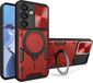 Techsuit Hoesje geschikt voor Samsung Galaxy S25 - CamGuard Pro Back Cover - Rouge