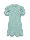 VERO MODA VMFIONA SS HIGH NECK SHORT DRESS EXP Mini Jurk Dames L Harbor Gray