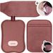 STAUS&BACH Bellune Elektrische kruik met hoes - Bordeaux rood