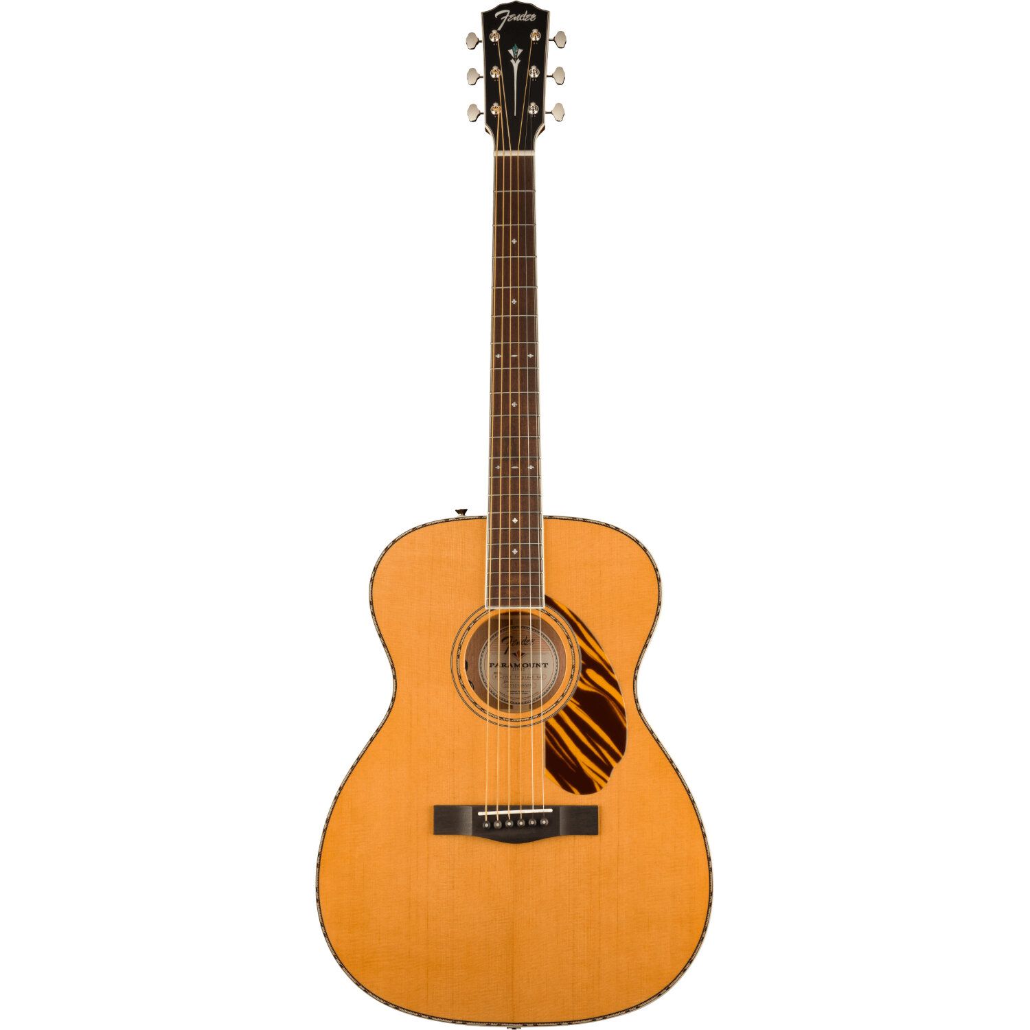 Fender PO-220E Orchestra Natural Acoustic Guitar