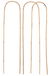 Connex Plantensteun 60X15Mm Bamboeboog 3St - FLOR78330
