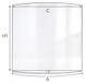 Edilkamin Vitre POLARIS / POLARIS PLUS - Verre Courbé pour poêle à granulés - 328 x 460 mm (A x H) - 4 mm