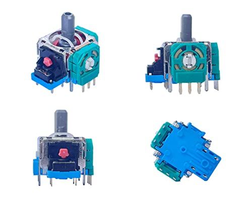 ElecGear 4x Vervangende Joystick (EL6 ALPS 2.1K) voor PS5 / PS4 Draadloze Controller, Analoge Stick Controller Sensor Thumbstick Module compatibel met DualSense en DualShock 4
