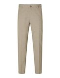 SELETED HOMME Slhslim-oasis Linen Trs Noos herenkostuum voor volwassenen, Beige