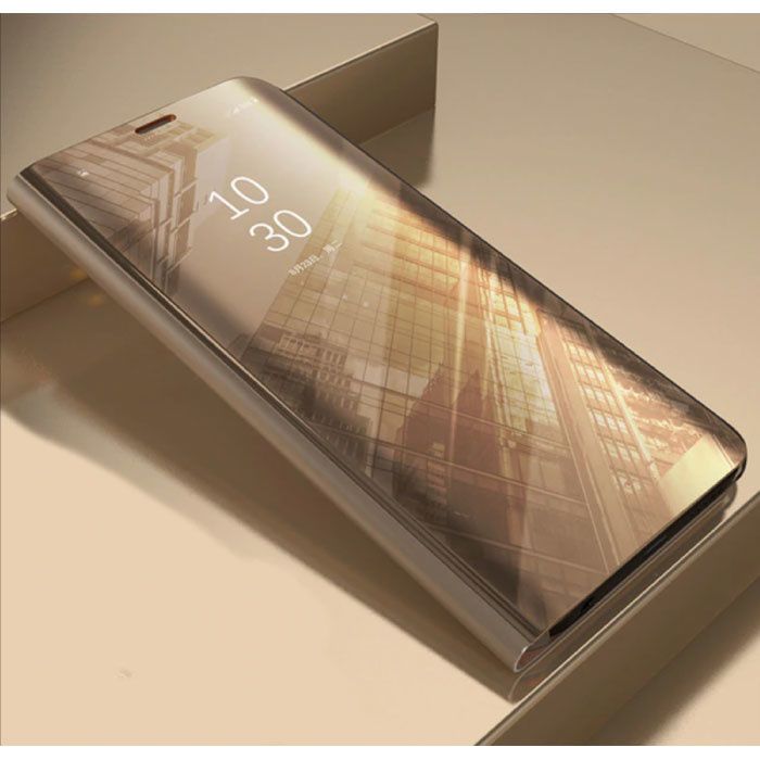 Stuff Certified Xiaomi Redmi Note 6 Smart Spiegel Flip Case Cover Goud