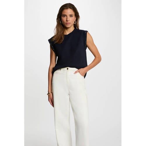 Morgan top - marineblauw