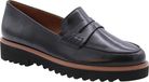 Paul Green Mocassin Zwart Suède 38