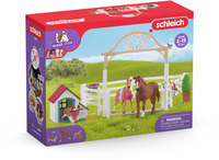 Schleich HORSE CLUB Hannahs gastpaarden met hond 42458