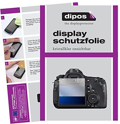 dipos I 2X beschermfolie helder compatibel met Canon EOS 60Da folie displaybeschermfolie